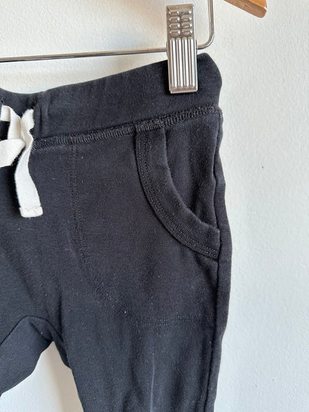 Petits Vilains Black Cotton Pocket Jogger Pants • 2-3 years
