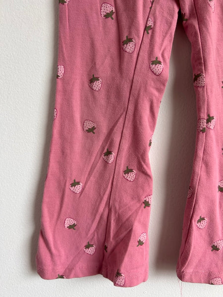 PLAY Miles Strawberry Wide Leg Pants • 4 years