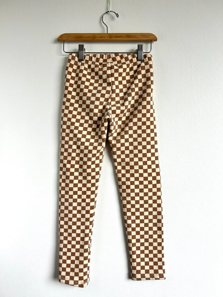 Gap Cozy Checkered Leggings • 7-9 years (medium)