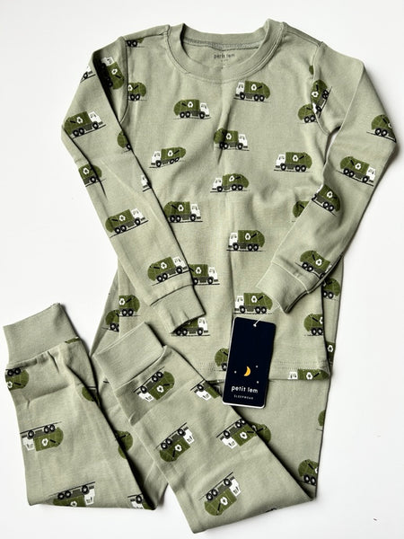 NEW Petit Lem Recycling Truck Jammies 2pc • 5 years
