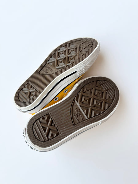 NEW Yellow Converse Shoes • 7c