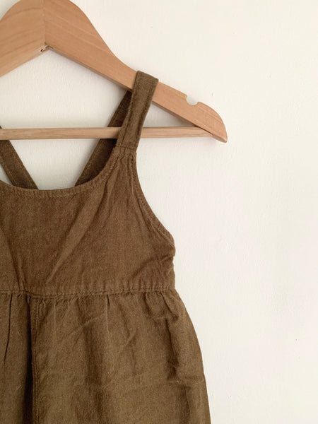 Nest and Nurture Linen Overalls • 1-2 years