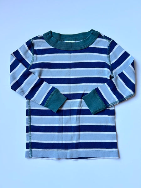 Hanna Andersson Striped Cotton 2pc Jammies • 2 years (85cm)