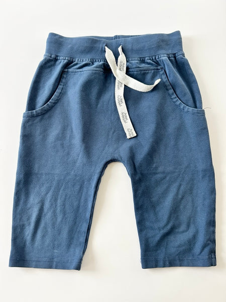 PK Beans Blue Drawstring Pocket Shorts • 6-7 years *