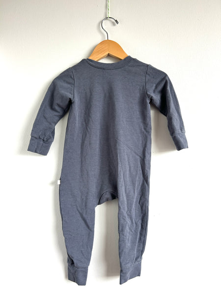 Jax and Lennon Long Sleeve Button Romper • 12-18 months