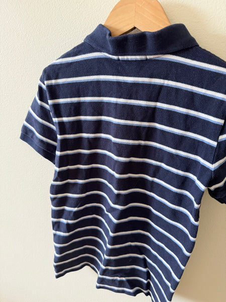 Polo Striped Blue Polo Shirt • 6 years