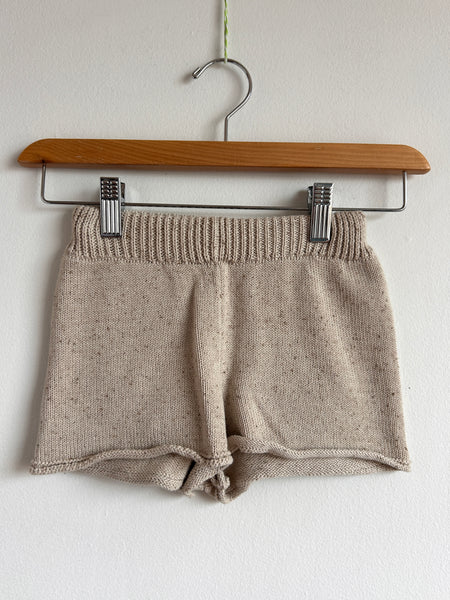 Zara Knit Cream Shorts • 2-3 years