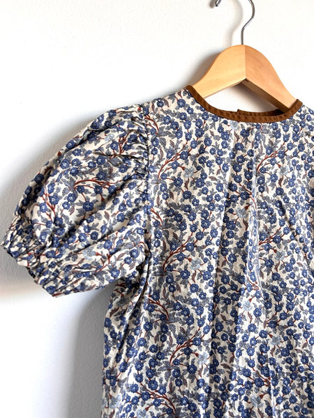 Babycity Floral Cotton Short Sleeve Blouse • 5-7 years