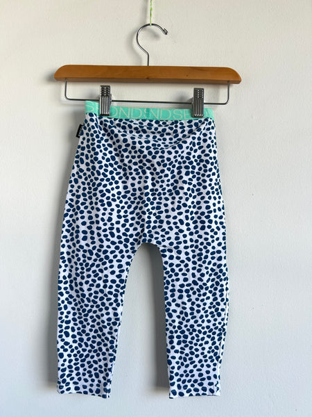 Bonds White and Blue Polka Dot Pants • 18-24 months
