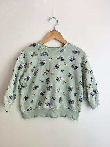 Zara Floral Sweatshirt • 2-3 years