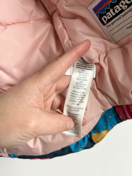 Patagonia Kids Snow Pile Quilt Print Jacket • 5 years