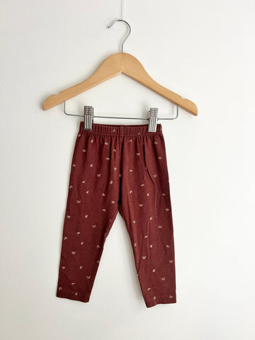 Jamie Kay Maroon Leggings • 3-6 months