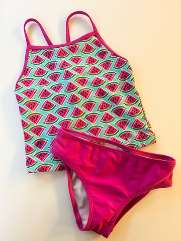 Speedo 2pc Watermelon Swimsuit • 5-6 years *