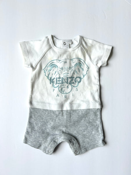 PLAY Kenzo 2-Tone Shorty Romper • 3-6 months