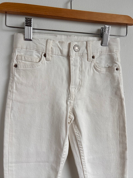 Zara White Jeans • 5-6 years