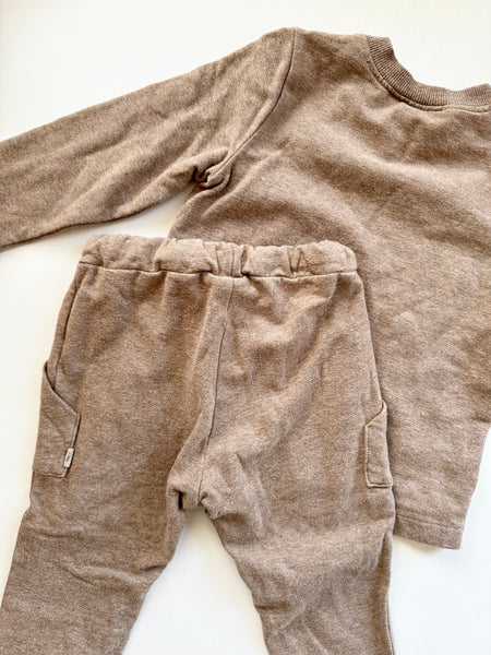 Wheat 2pc Brown Set • 1-2 years