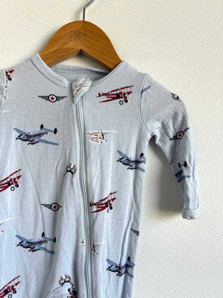 Kyte Blue Airplane Sleeper • 3-6 months