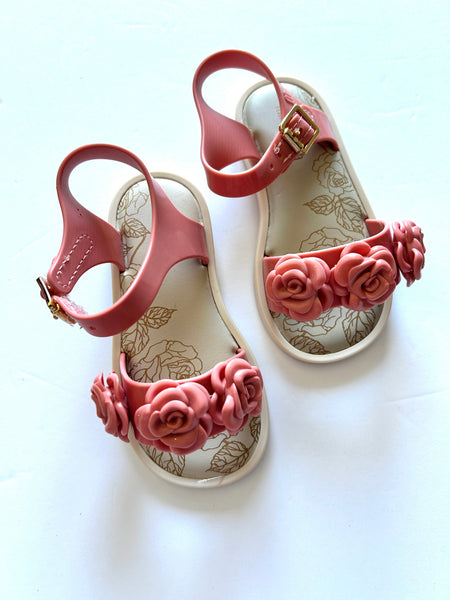 NEW Mini Melissa Rose Sandals • 7/8c