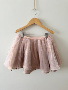 Seed Heritage Sparkly Gold + Pink Tulle Dress • 7 years