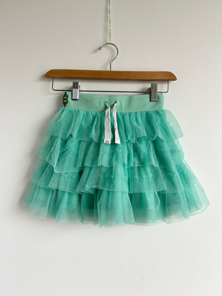 PK Beans Blue/Green Tutu Skort • 6 years
