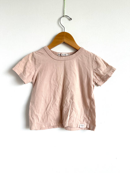 Petits Villains Pink Tee • 2-3 years