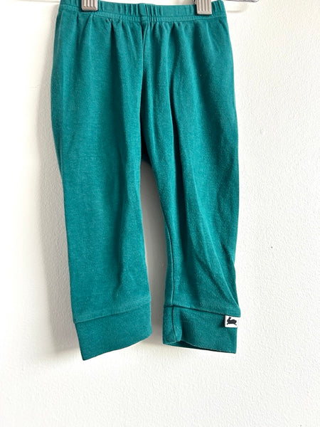 Little and Lively Dark Teal Leggings • 6-12 months