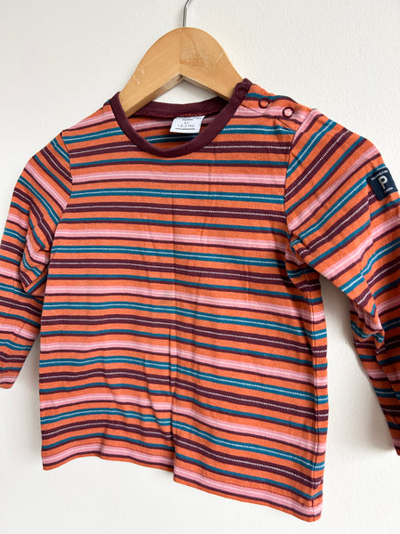 Polarn O. Pyret Striped Long Sleeve Top • 18-24 months