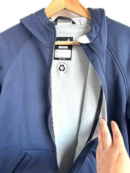 Therm Blue Zip Up Fleece Water Repellant Jacket • 9-11 years