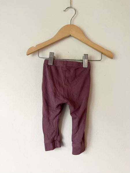 Little and Lively Purple Leggings • 3-6 months