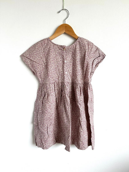 Petits Vilains Tiny Purple Floral Dress • 4-5 years