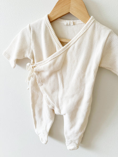 Monbebe Waffle Kimono Sleeper • Newborn