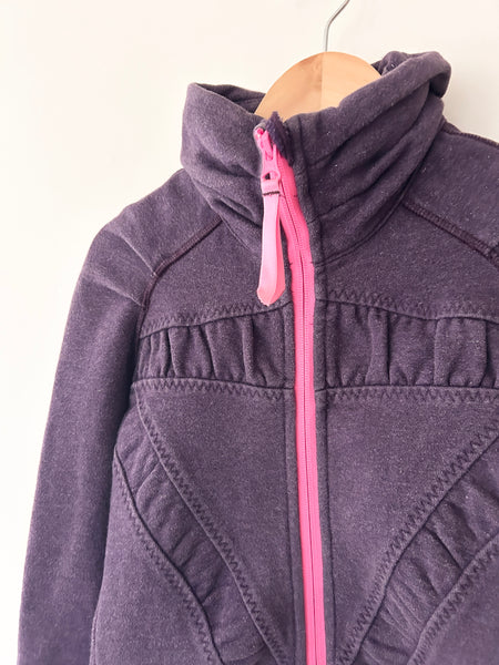 Iviva Purple Zip Up Sweater • 8 years *