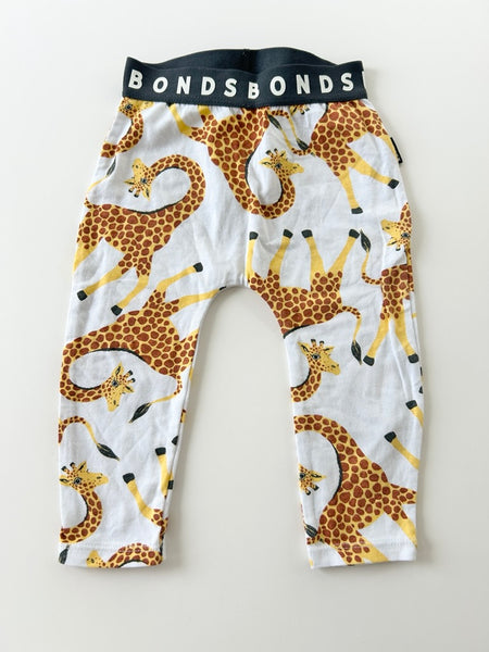 Bonds Giraffe Stretchies Pants • 6-12 months *