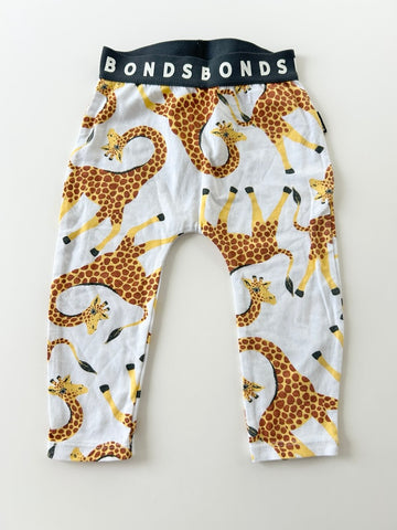 Bonds Giraffe Stretchies Pants • 6-12 months *