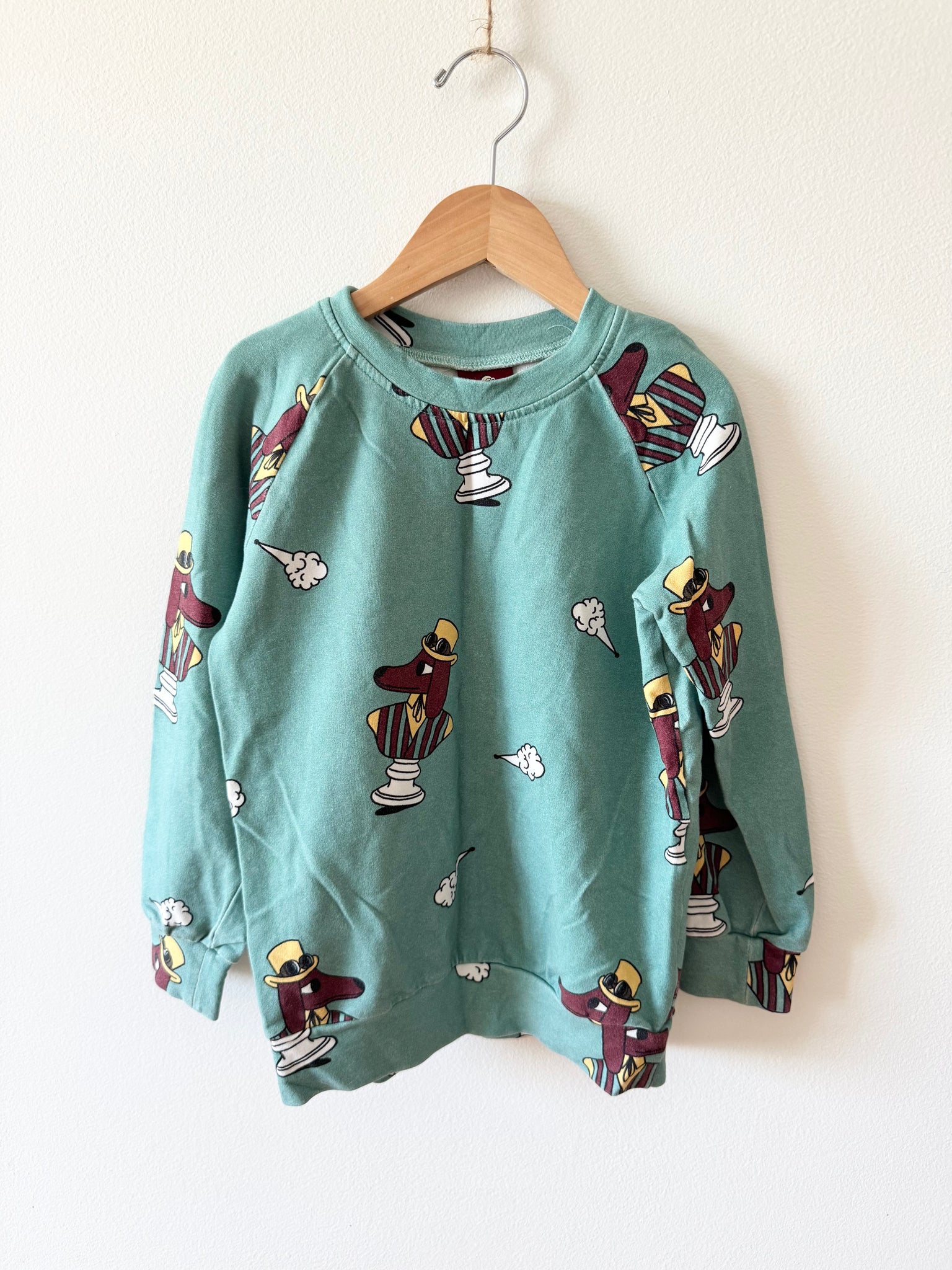 Jelly Alligator Dog Bust Statues Crewneck Sweatshirt • 7-9 years