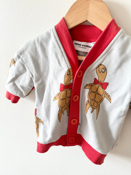 Mini Rodini Turtle Cardigan • 3-6 months