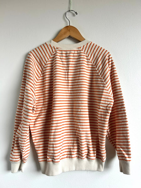 Emile et Ida Orange Striped Sweatshirt • 9-11 years