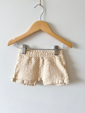 Phil and Phae Creamy Yellow Textured Shorts • 2 years