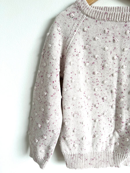 Jamie Kay Cotton Dotty Sweater • 6-7 years