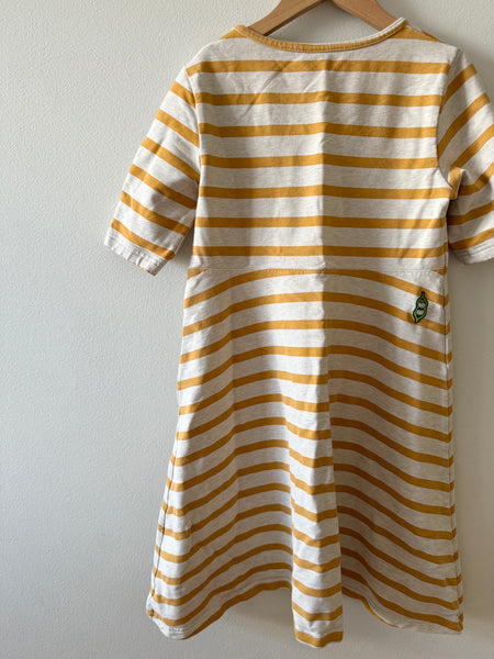 PK Beans Yellow Striped Dress • 8 years