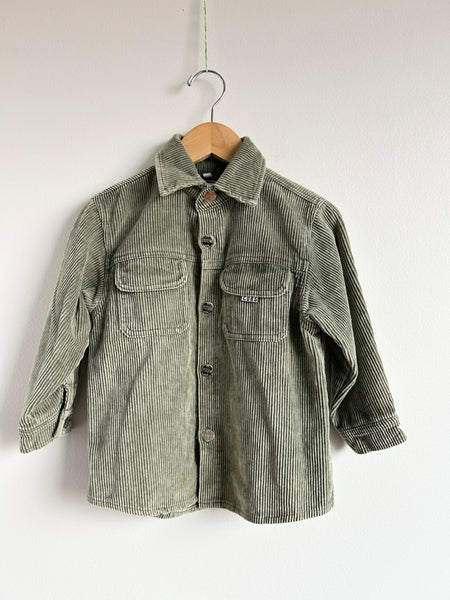 Atilla Cubs Green Coduroy Shacket with Buttons • 4 years