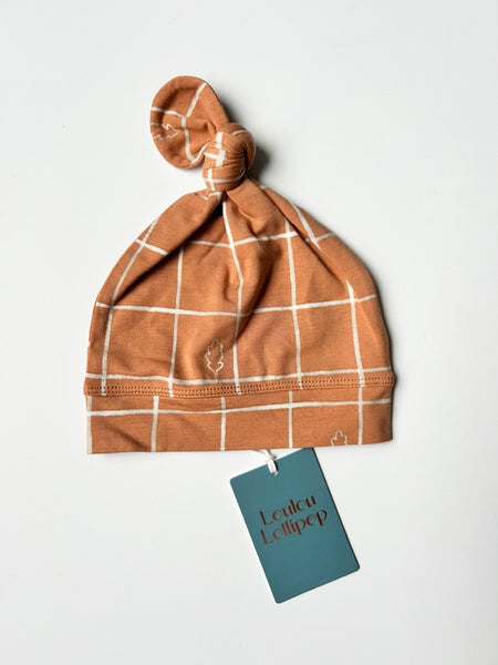 NEW Loulou Lollipop Orange Knot Beanie • 6-12 months