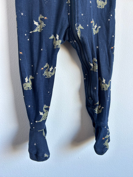 Petit Lem Dragon Footed Sleeper • 12-18 months