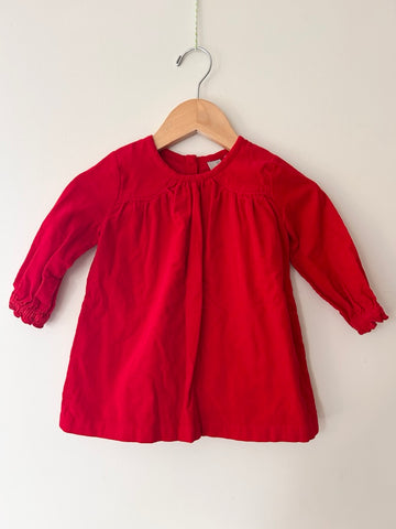 Nordstrom Thin Corduroy Lined Dress • 12-18 months *