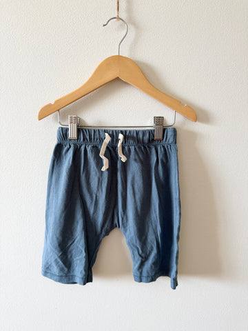 Gray Label Blue Drop Crotch Shorts • 5-6 years