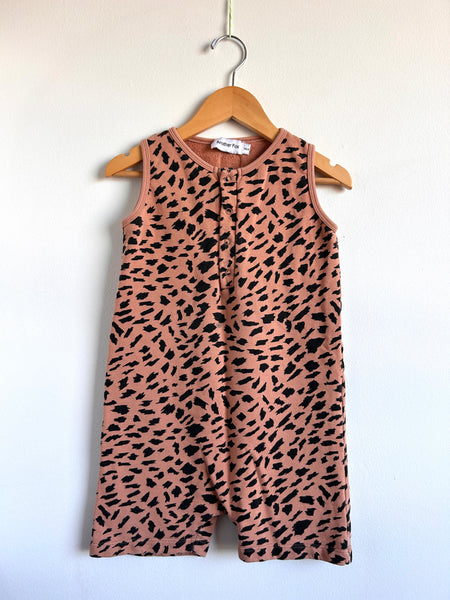 Another Fox Shorty Tank Sweat Romper • 5-6 years