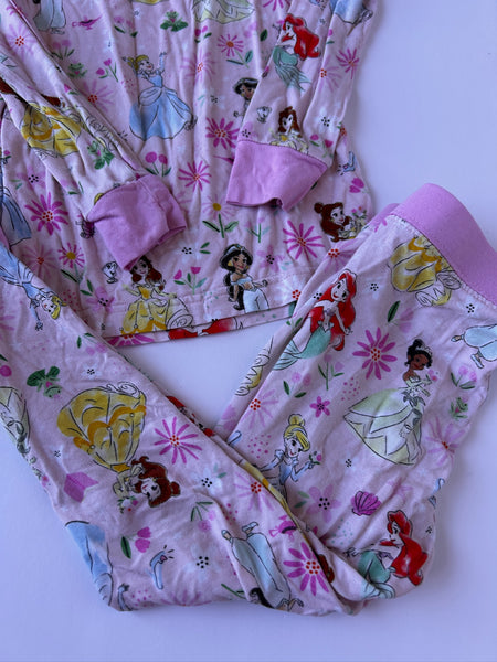 Little Sleepies x Disney Princess Pink 2pc Bamboo Long Sleeve Jammies • 2 years
