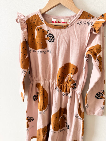Nadadelazos Long sleeve Squirrel Dress • 6 years
