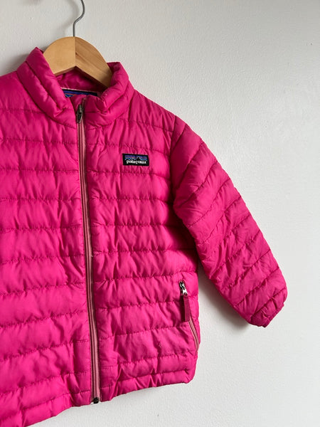 PLAY Patagonia Pink Down Zip Sweater • 4 years