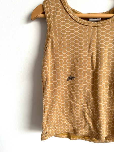 Little and Lively Bee Hive Tank Top • 1-2 years